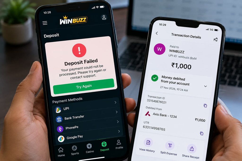Winbuzz Deposit Failed but Money Debited: What to Do First